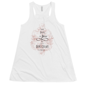 Womens Flowy Racerback Tank White Front 629a4c5f0c05f.png